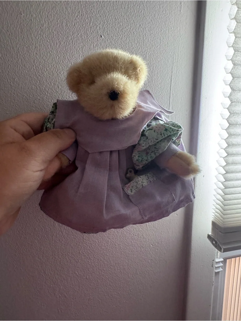 Muddy vanderbear Plush Teddy Bear in Lavender Dress